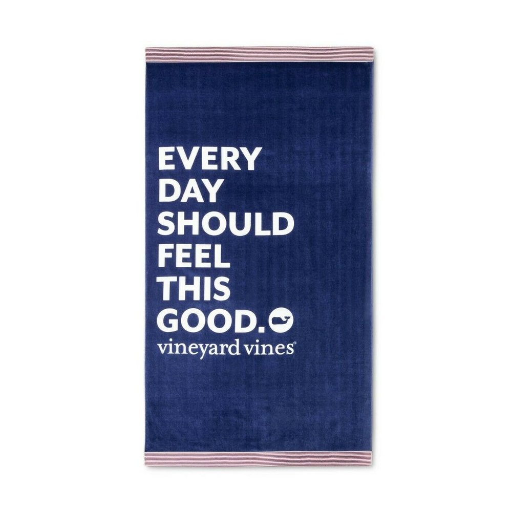 Vineyard Vines for Target Navy Beach Towel